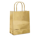 SACOLA LAM OURO METAL BRILHO P 21,5 X 15 X 8 01 UN